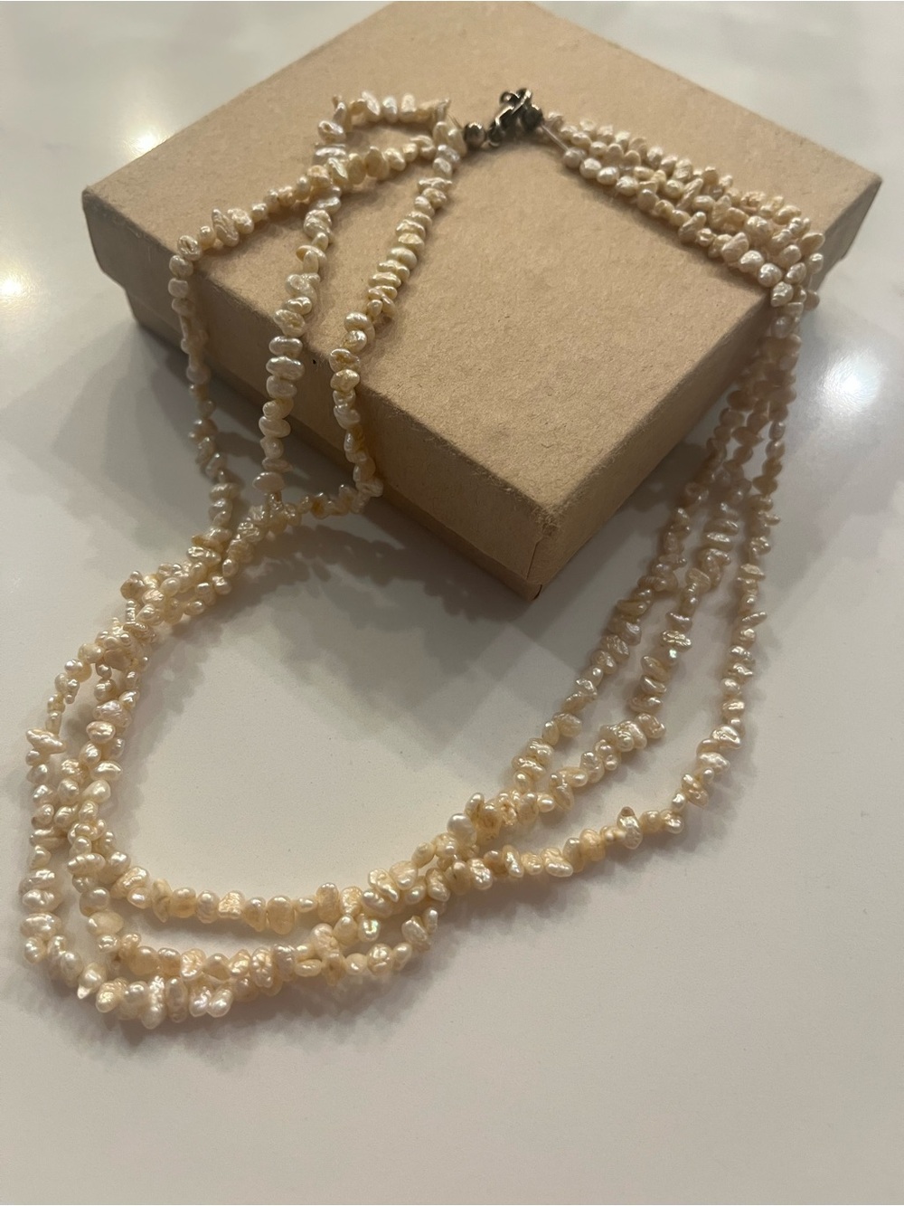 Vintage Real Freshwater Pearl Necklace